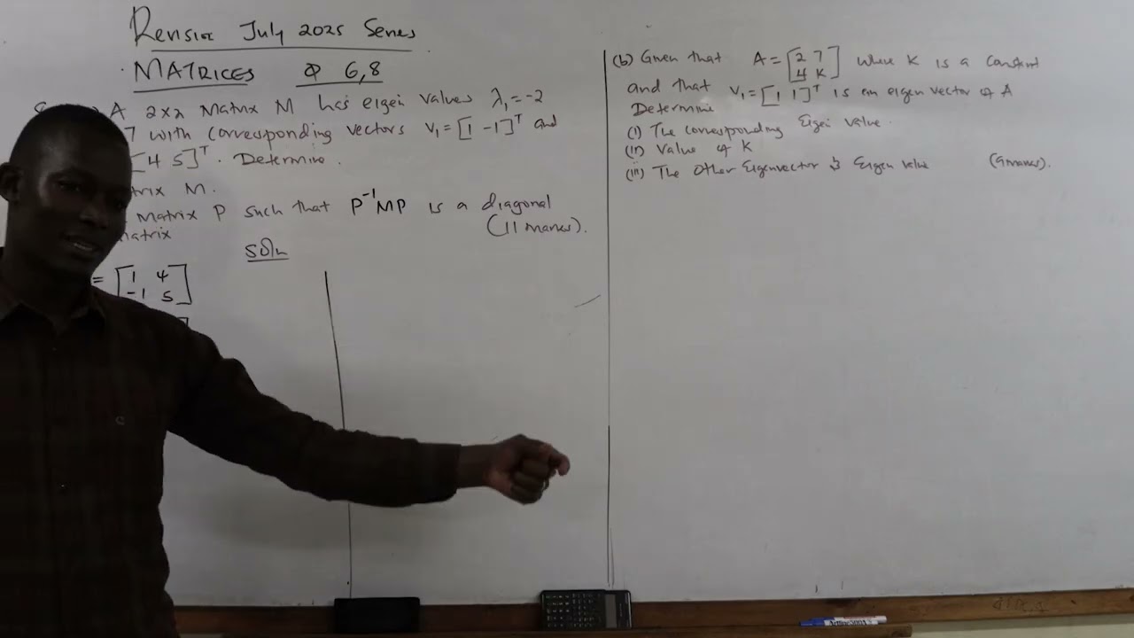 MATRICES REVISION (JUNE /JULY 2025 SERIES) Q8A