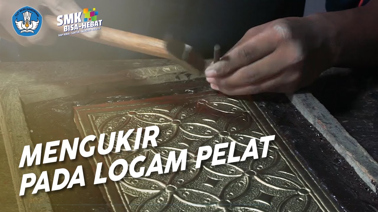Mengukir Pada Logam Pelat - Desain dan Produk Kreatif Kriya