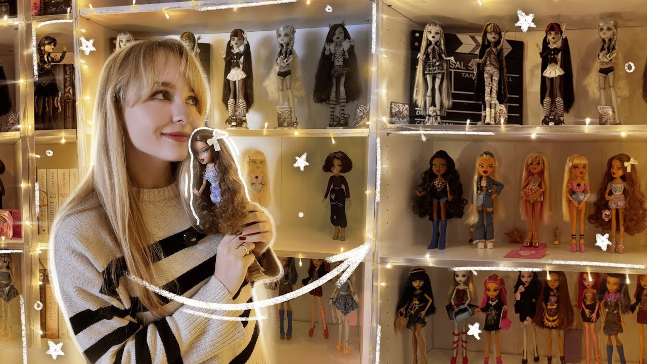РАССТАВЛЯЮ ВСЕ КУКЛЫ MONSTER HIGH И BRATZ НА ПОЛКИ | МОИ НОВЫЕ КУКОЛЬНЫЕ ПОЛКИ