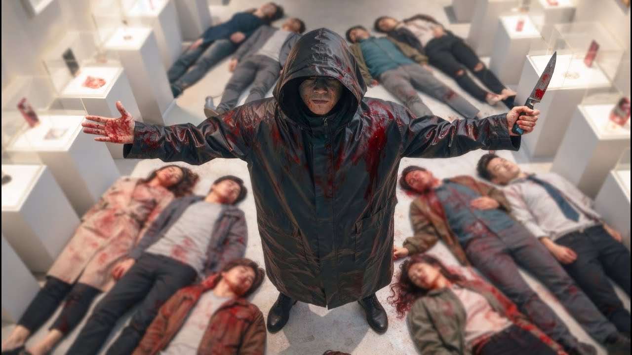 The killer, possessing a genius brain, spreads terror through horrific massacres.