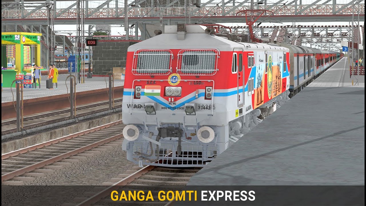 14216 Ganga Gomti Express | Train Simulator | Train Driving Games | Indian Train | Rail Road Games