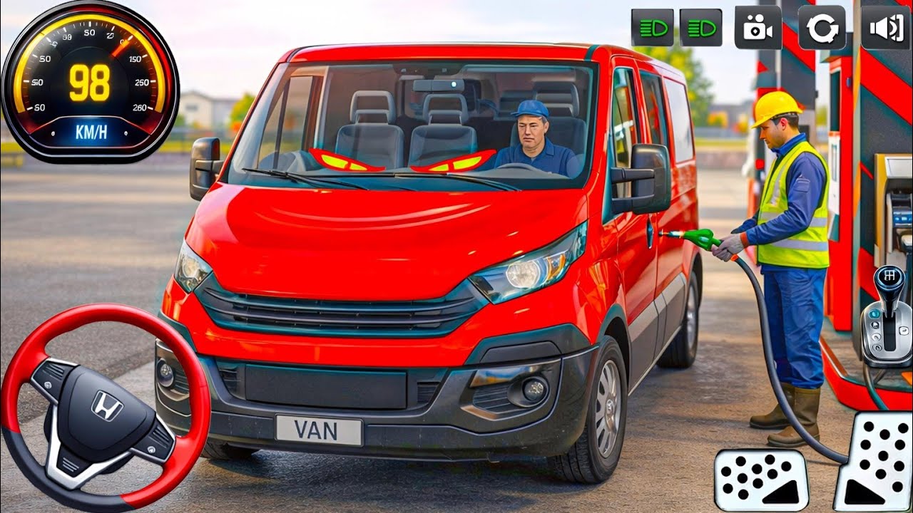 Realistic Van Driving 3D Gameplay | Vietnam City Van Simulator Android | Ultra Realistic Driving