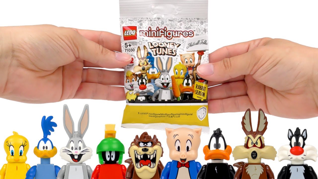 LEGO Looney Tunes Minifigure Blind Bag Feel Guide - All 12 Bags Opened!