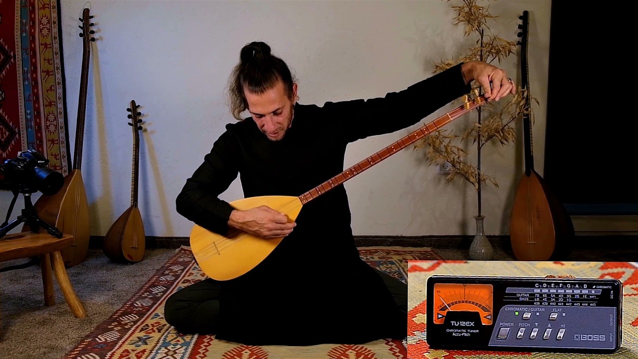 Learn(in English) ￼how to tune your long neck Saz\Baglama