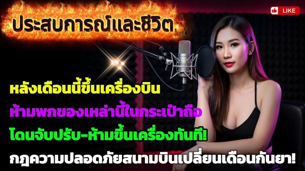 กฎสนามบินใหม่! ห้ามพก 7 ของ ฝ่าฝืนปรับทันที