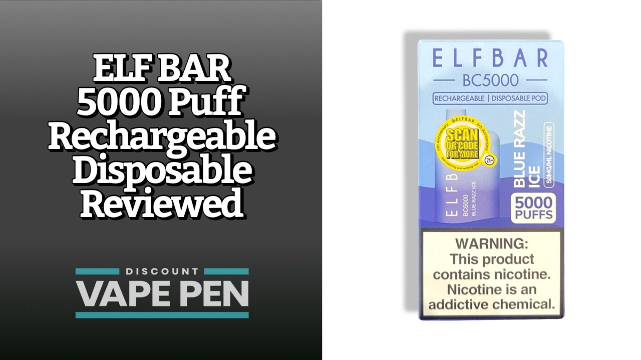 Elf Bar 5000 Puff Rechargeable Disposable Review