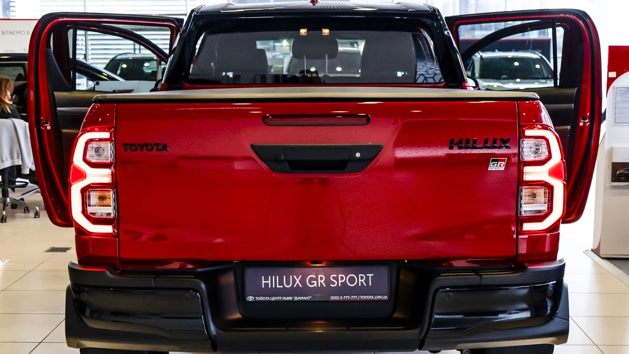 2025 Red Toyota Hilux GR SPORT - Rugged Compact Pickup Truck