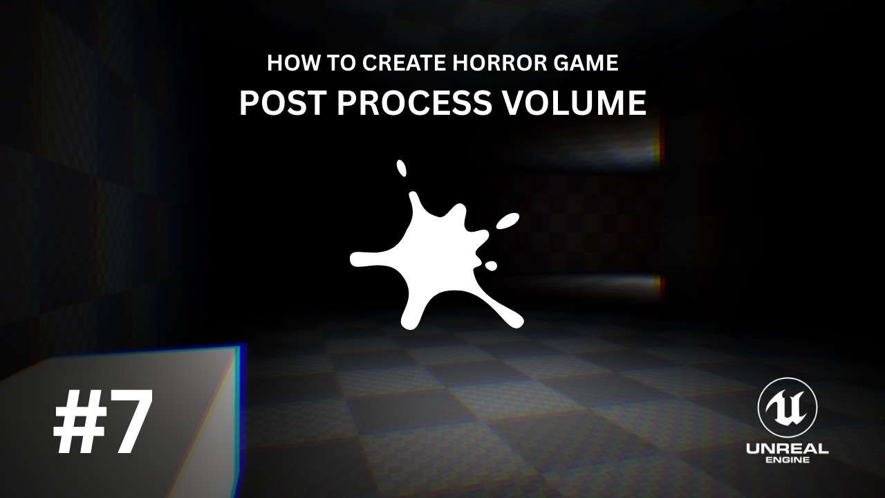 How To Create Horror Game in Unreal Engine 5 - Post Process Volume