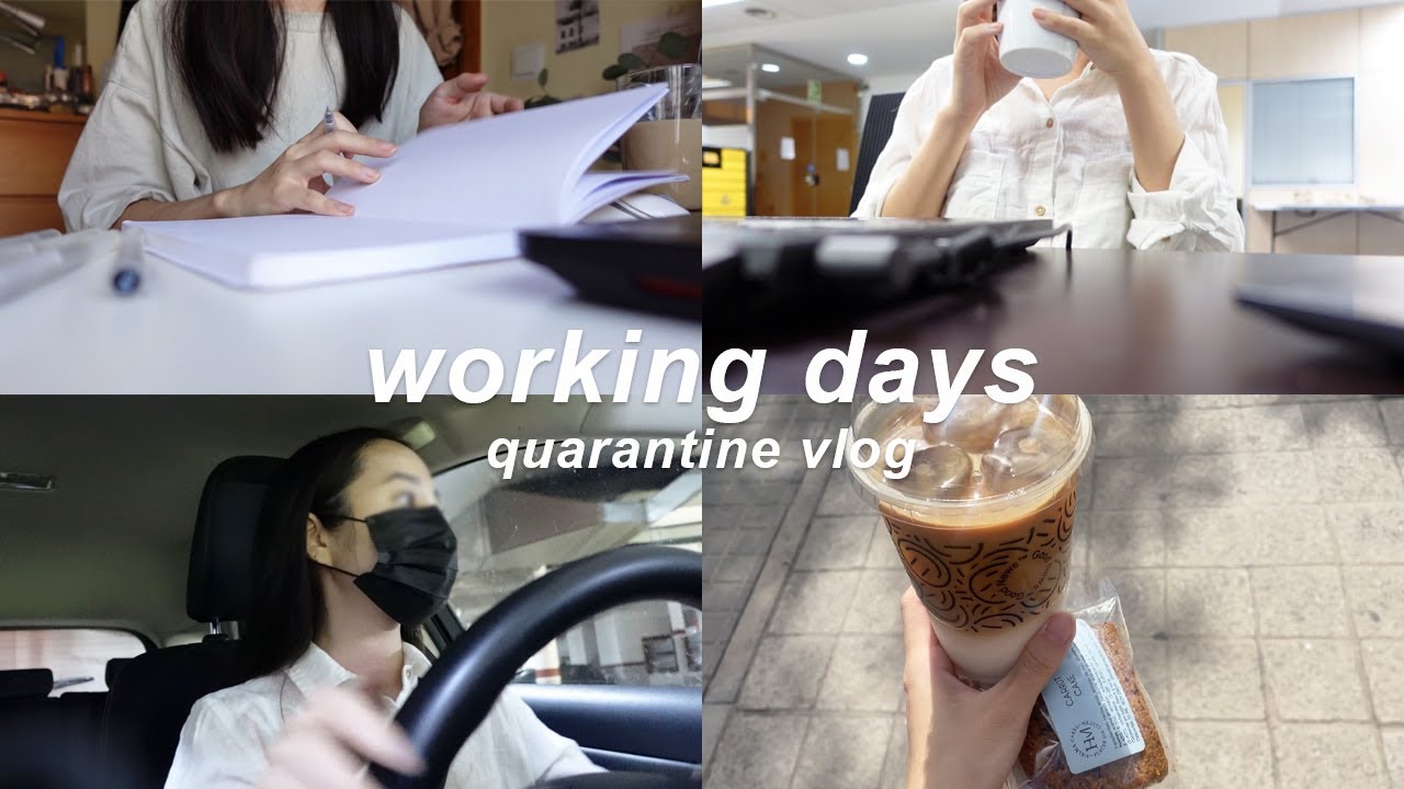 working days during quarantine, what I eat in a day | new laptop | work from home vlog