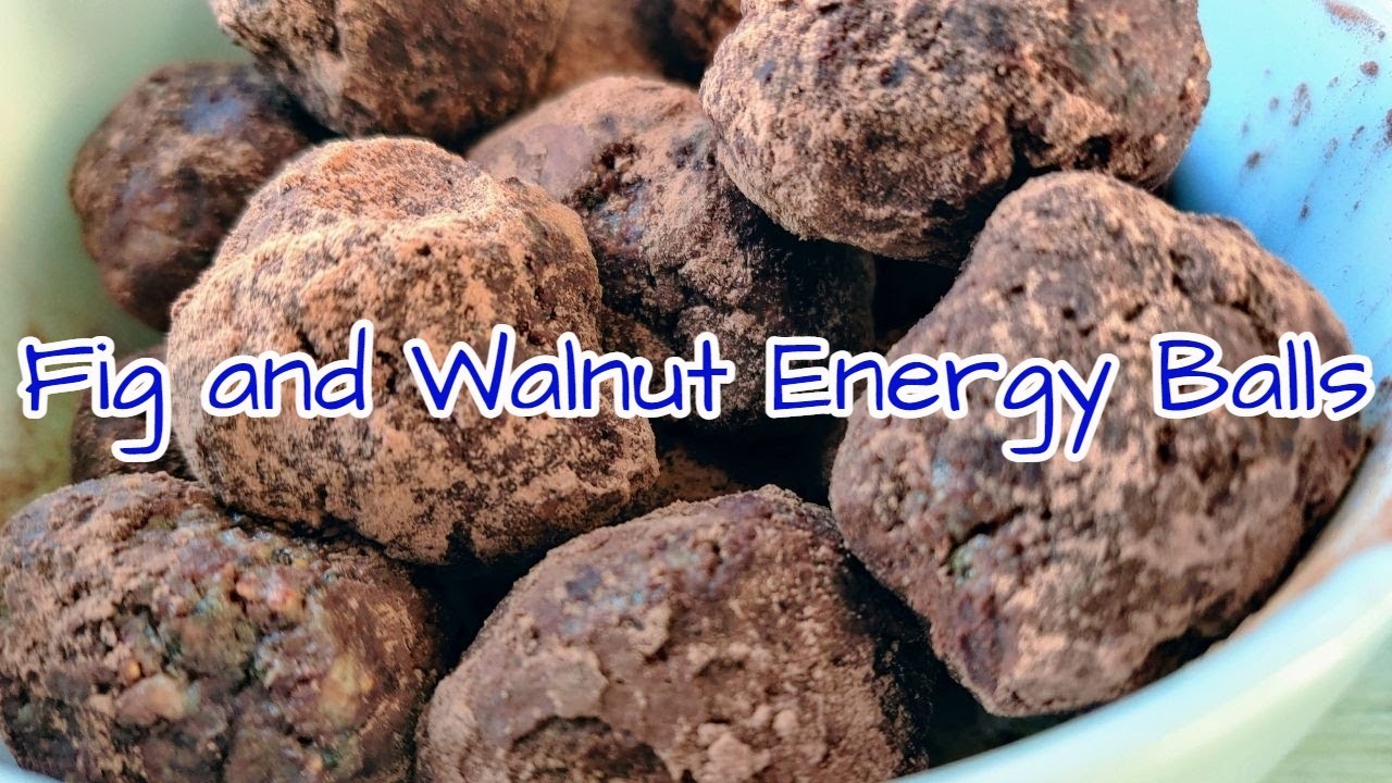 Fig and Walnut Energy Balls