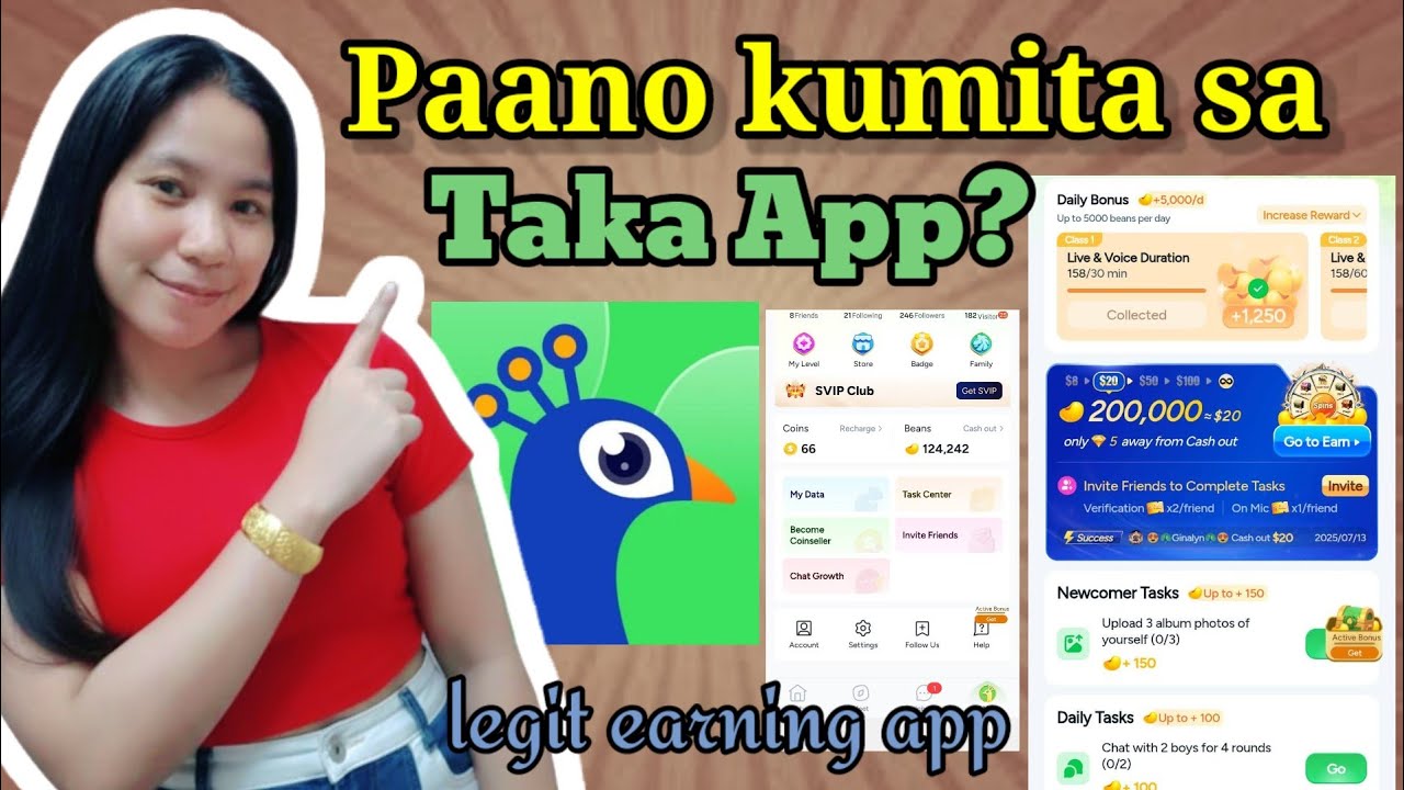 Paano kumita sa TAKA APP &deg; Tagalog tutorial 2025 &deg; Legit earning app 