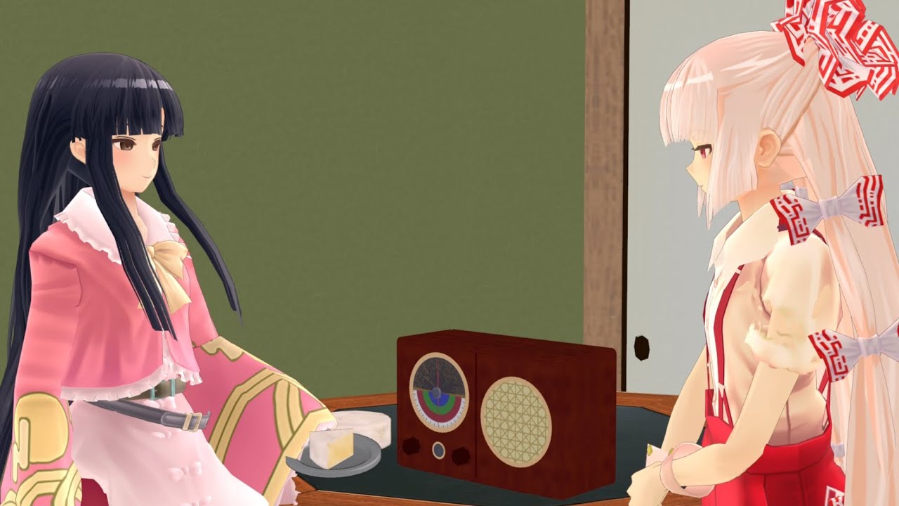 [Touhou MMD] It's Always Sunny In Eientei ~ Mokou and Kaguya Hunt Some Inaba