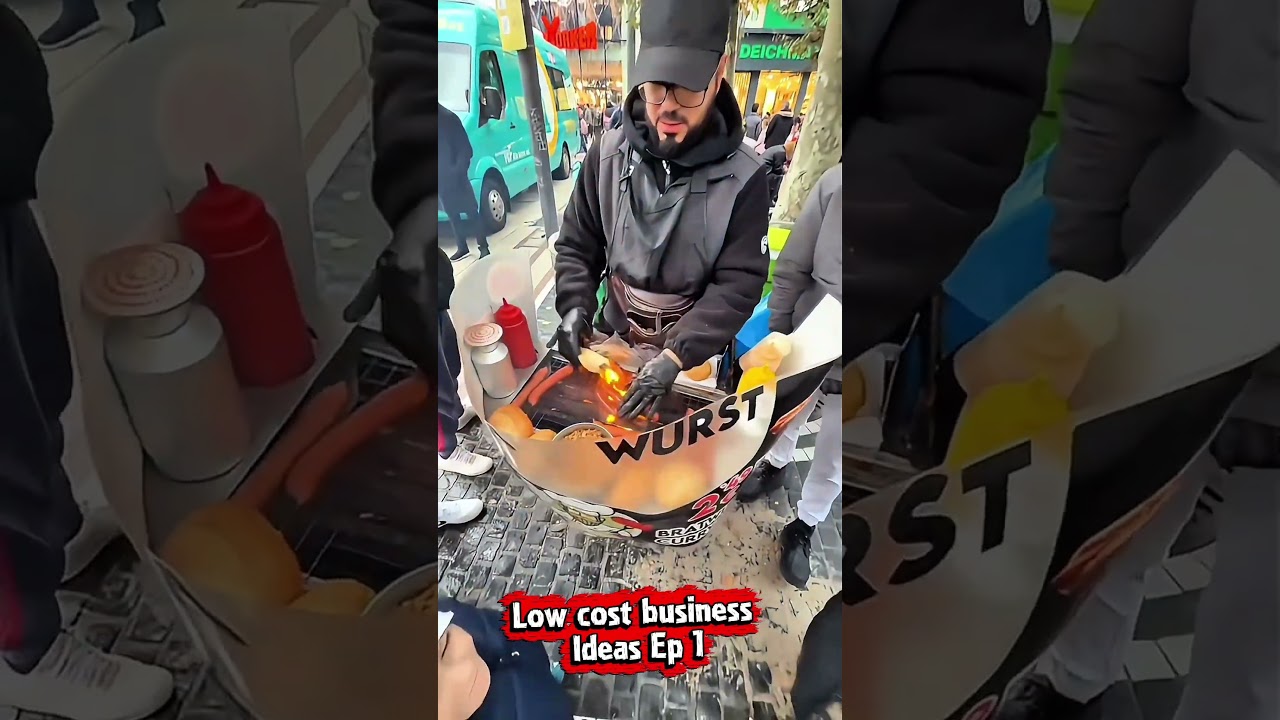 Low cost business idea episode 1 - Hot dog foot stand