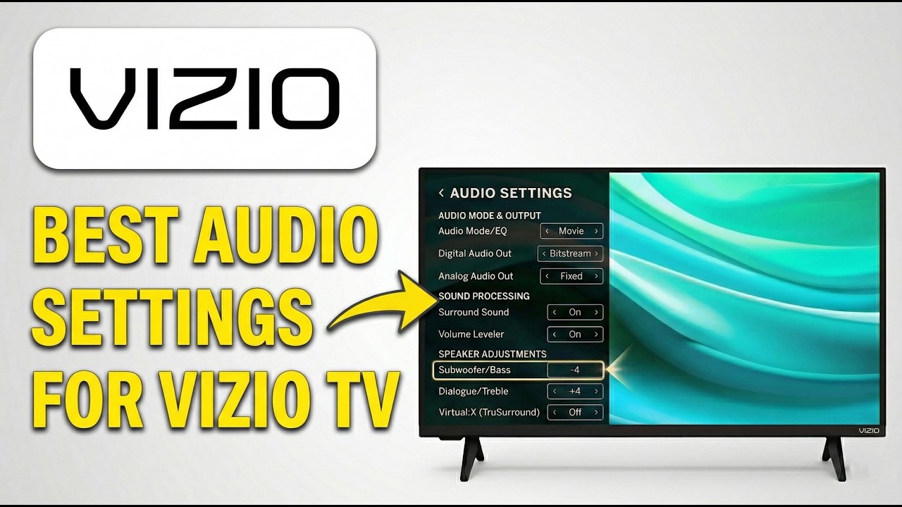 Лучшие настройки звука для телевизора Vizio &mdash; пошаговая инструкция!