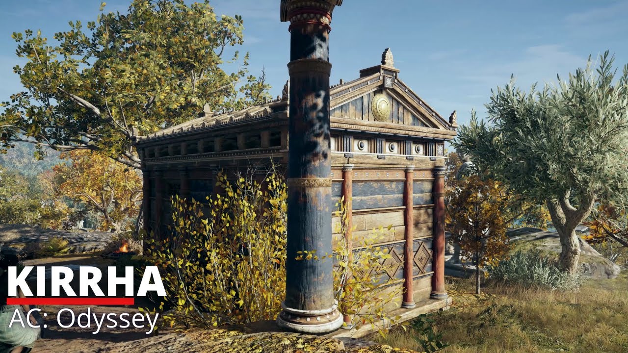 Walking in the Ancient Greek Town of Kirrha in Assassin's Creed: Odyssey