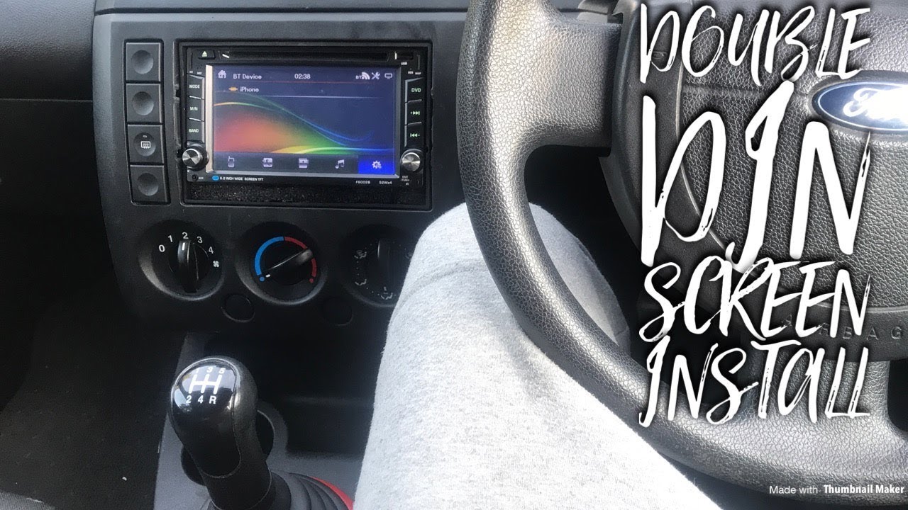 Ford Fiesta Mk6: Double Din Install!!