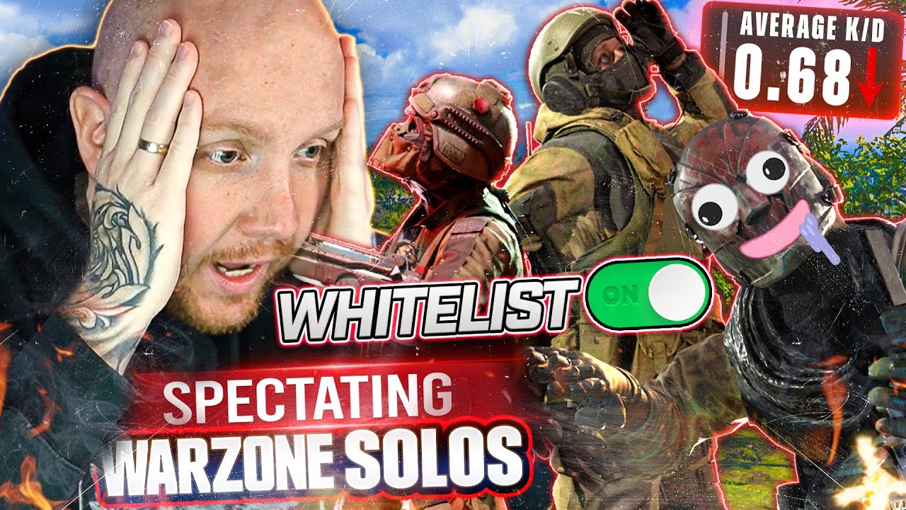 I SPECTATED SOLOS AND REALIZED WHY PEOPLE THINK THE WHITELIST EXISTS (WARZONE)