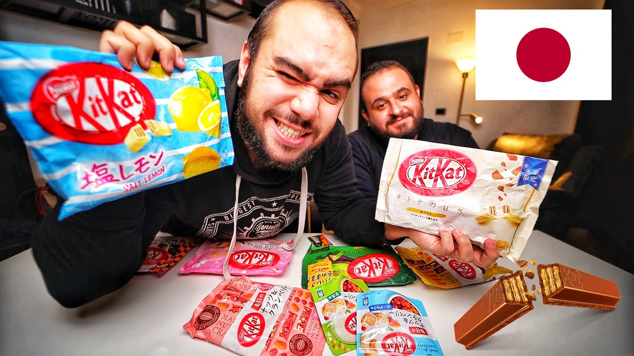جربت الكيت كات اليابانية (٩ أنواع جديدة)
