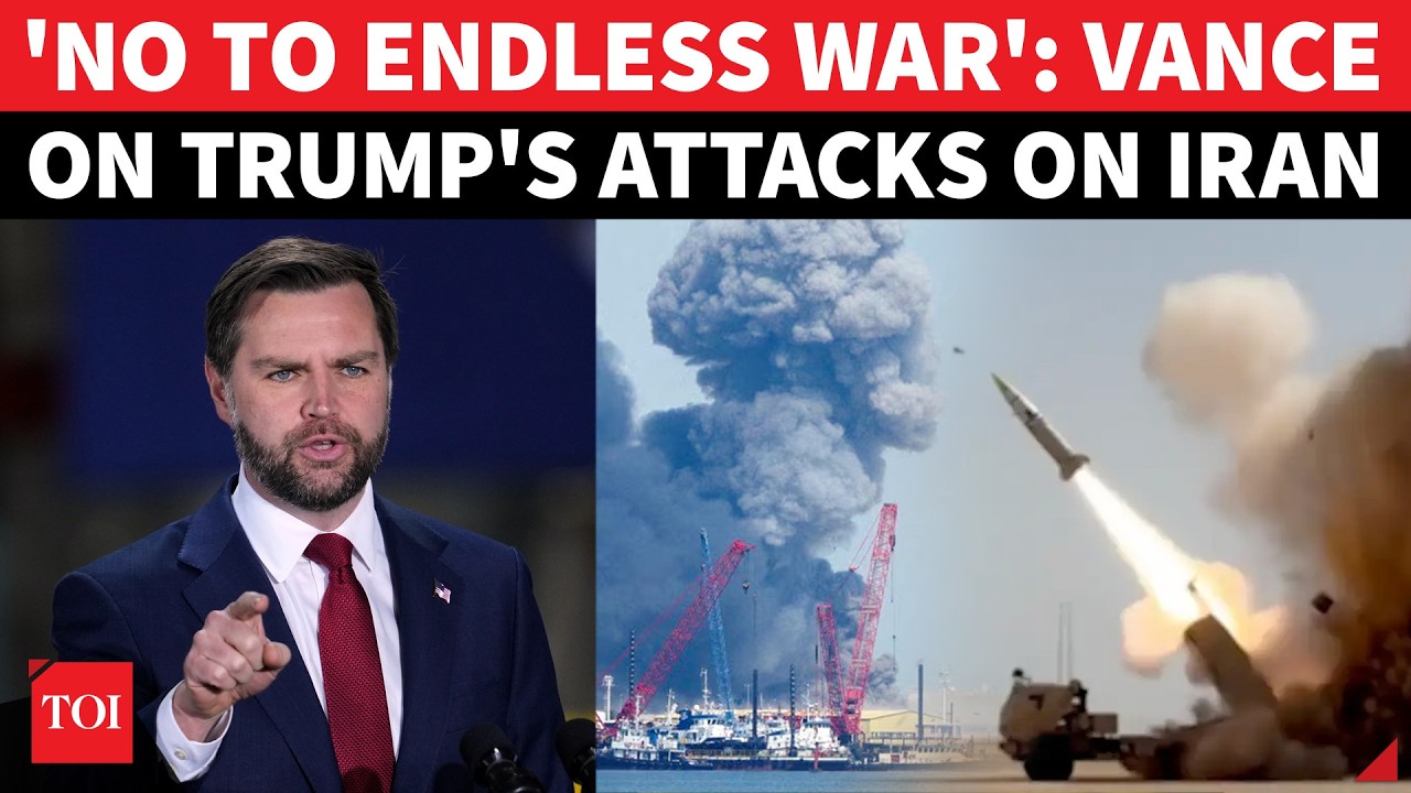 'NOBODY LIKES WAR': JD Vance Shocks Trump On Iran; Breaks Silence On America's 'ENDLESS WARS'