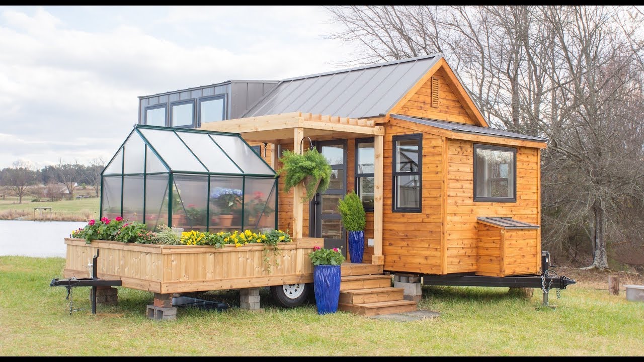 Dream Tiny House With Greenhouse