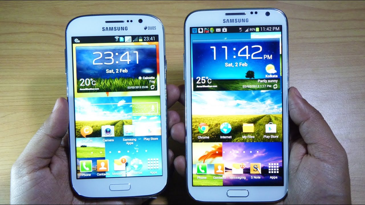 Samsung GALAXY GRAND DUOS vs GALAXY NOTE 2 - Review by Gadgets Portal