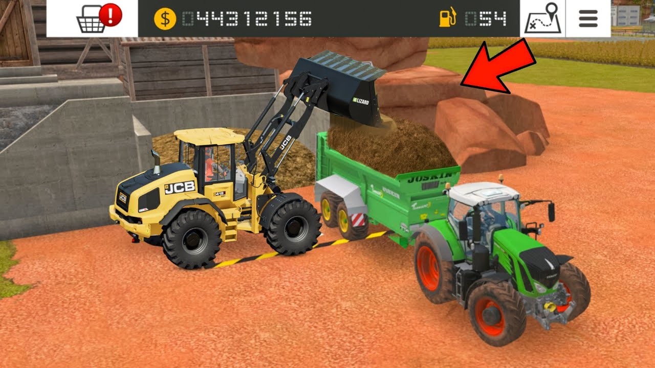 Over Load Manure Fill With JCB In Fs18 | Fs18 Multiplayer Gameplay | Timelapse |