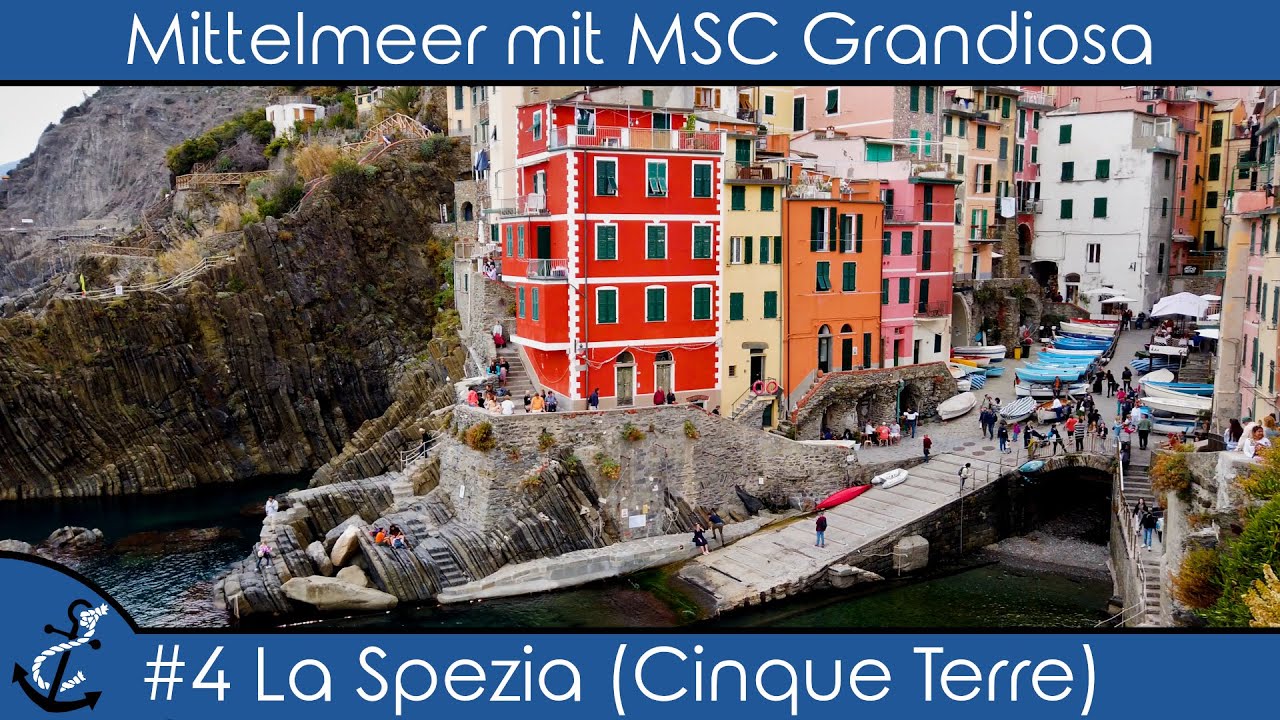 Mittelmeer mit MSC Grandiosa - #4 La Spezia (Cinque Terre auf eigene Faust) - Kreuzfahrt-Vlog 2022