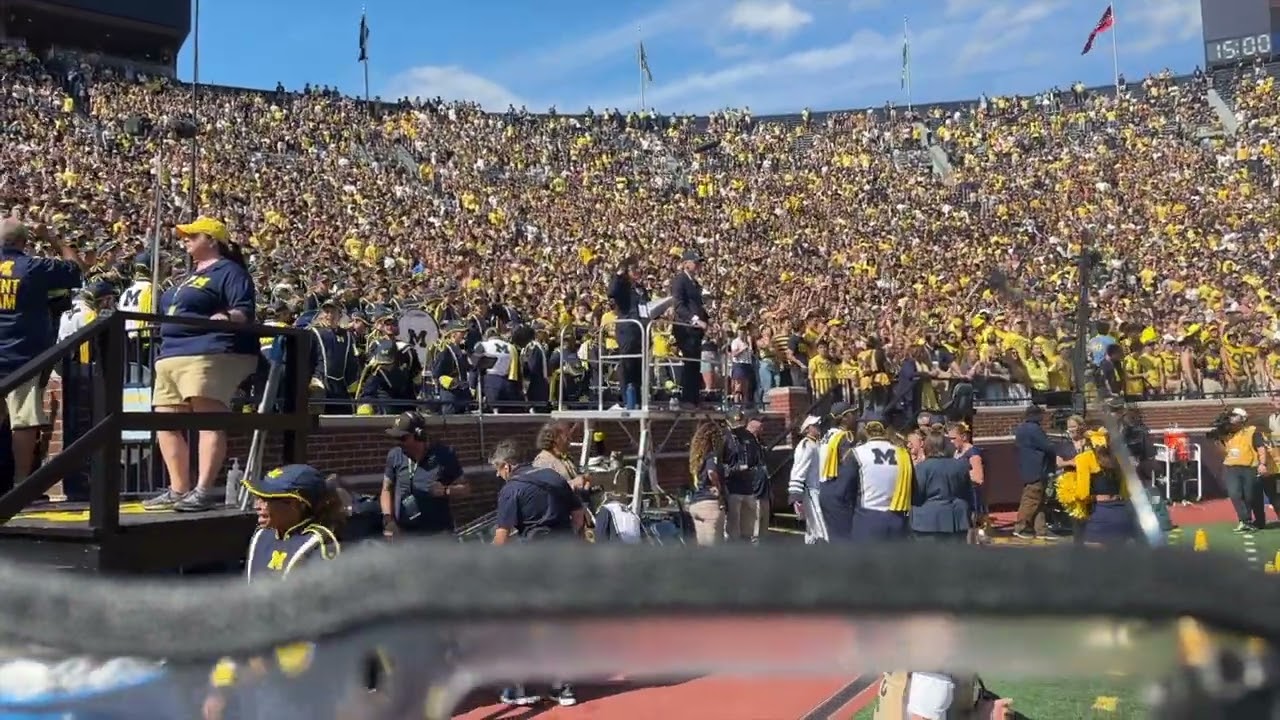 Blues Brothers and Mr Brightside Student Section at Michigan Stadium 9/23/23
