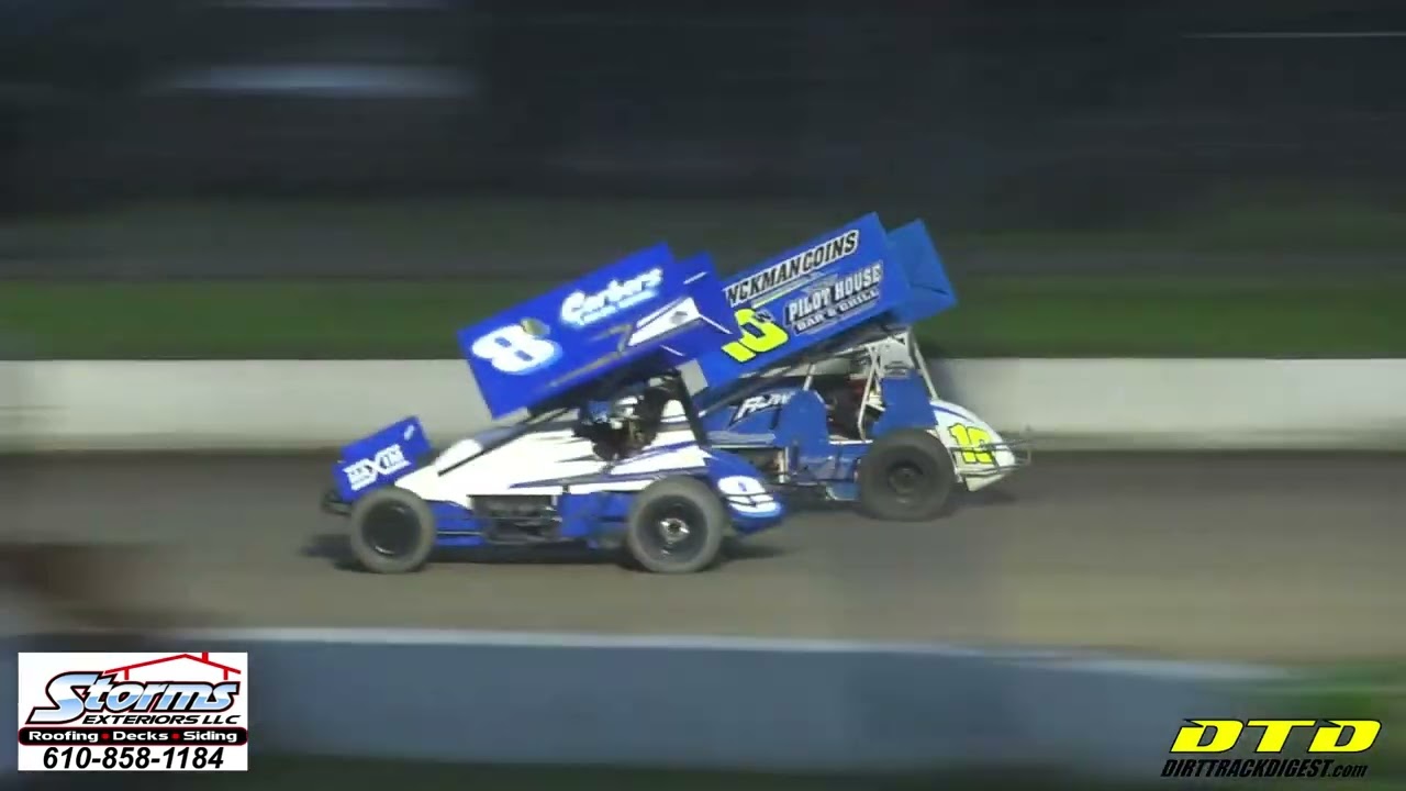 Grandview Speedway | Mid-Atlantic Sprint Series Feature Highlights | 7/15/23