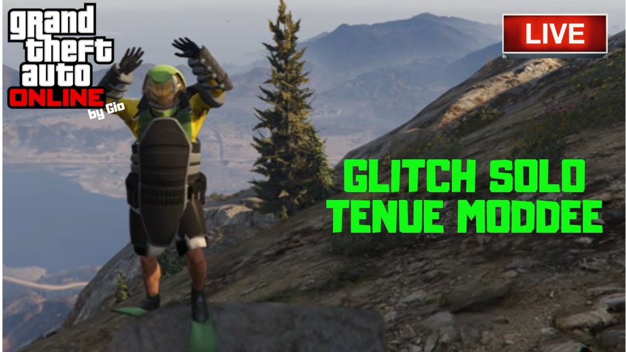 GLITCH TENUE MODDEE GTA+ MASQUE FREEZE MODE REALISATEUR XBOX ONE / PS4