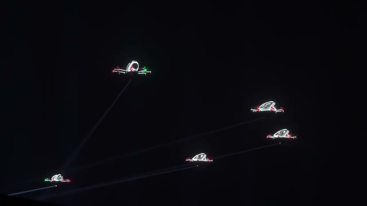 EHang Shines at 2026 CMG Spring Festival Gala with 16 EH216-S  Formation Flight