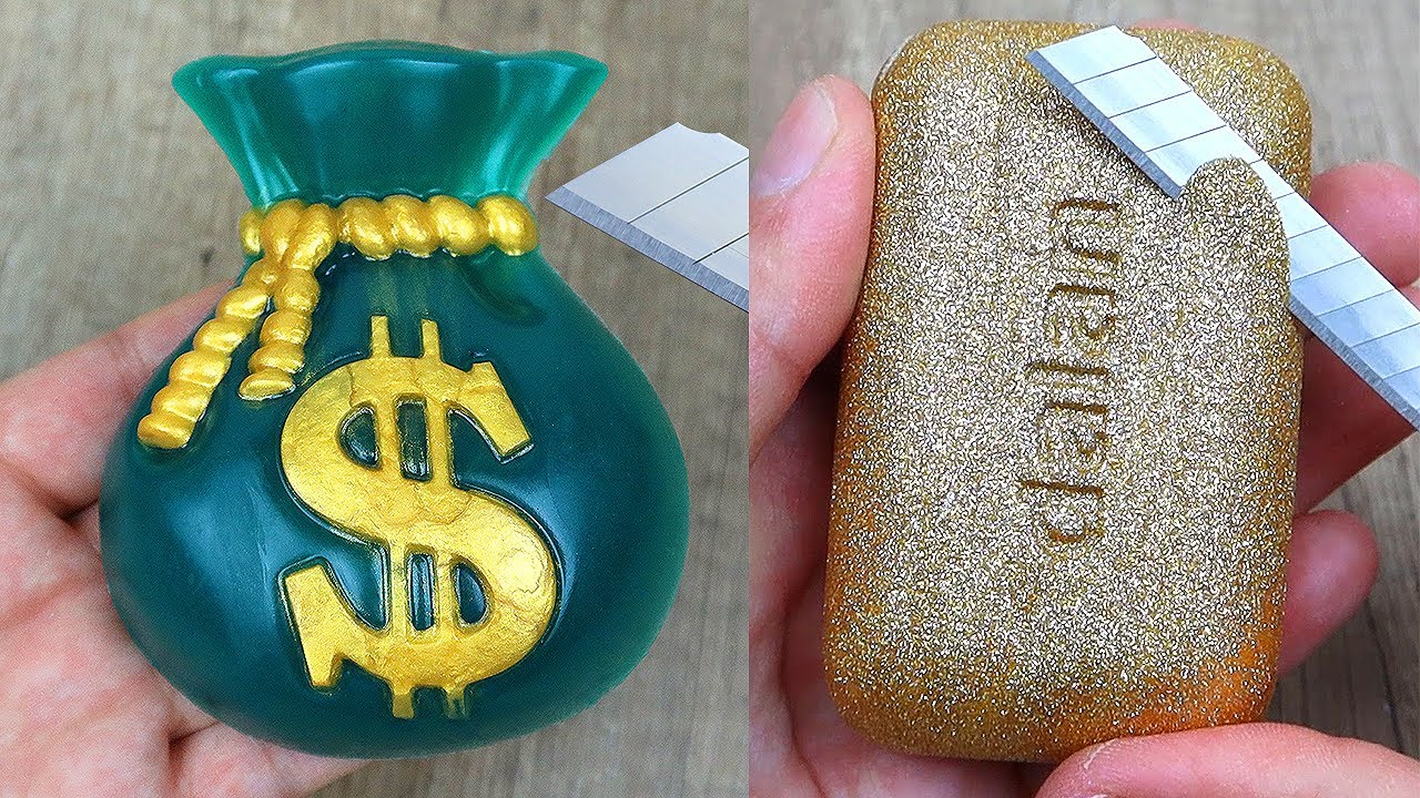 Relaxing Soap Carving ASMR. Satisfying Soap and lipstick cutting. Corte de jabón - 416