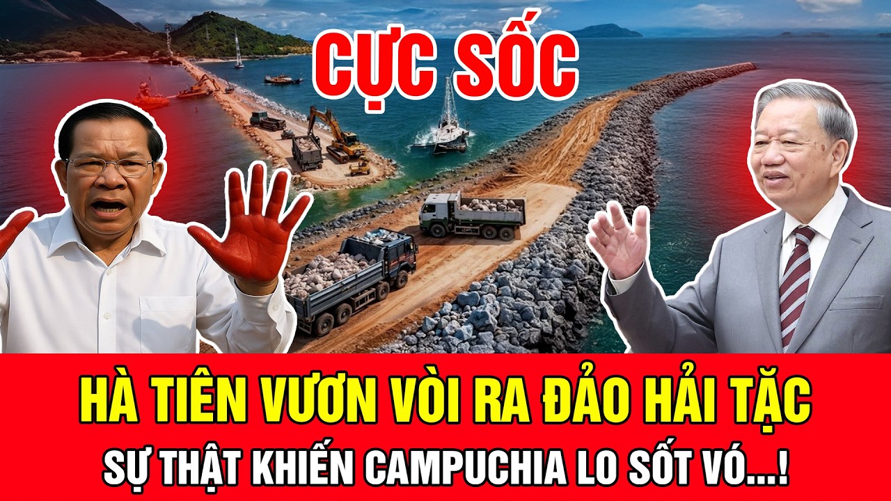 Hà Tiên “vươn vòi” ra Đảo Hải Tặc! Sự thật khiến Campuchia lo sốt vó? - Điểm Tin Chiến Sự