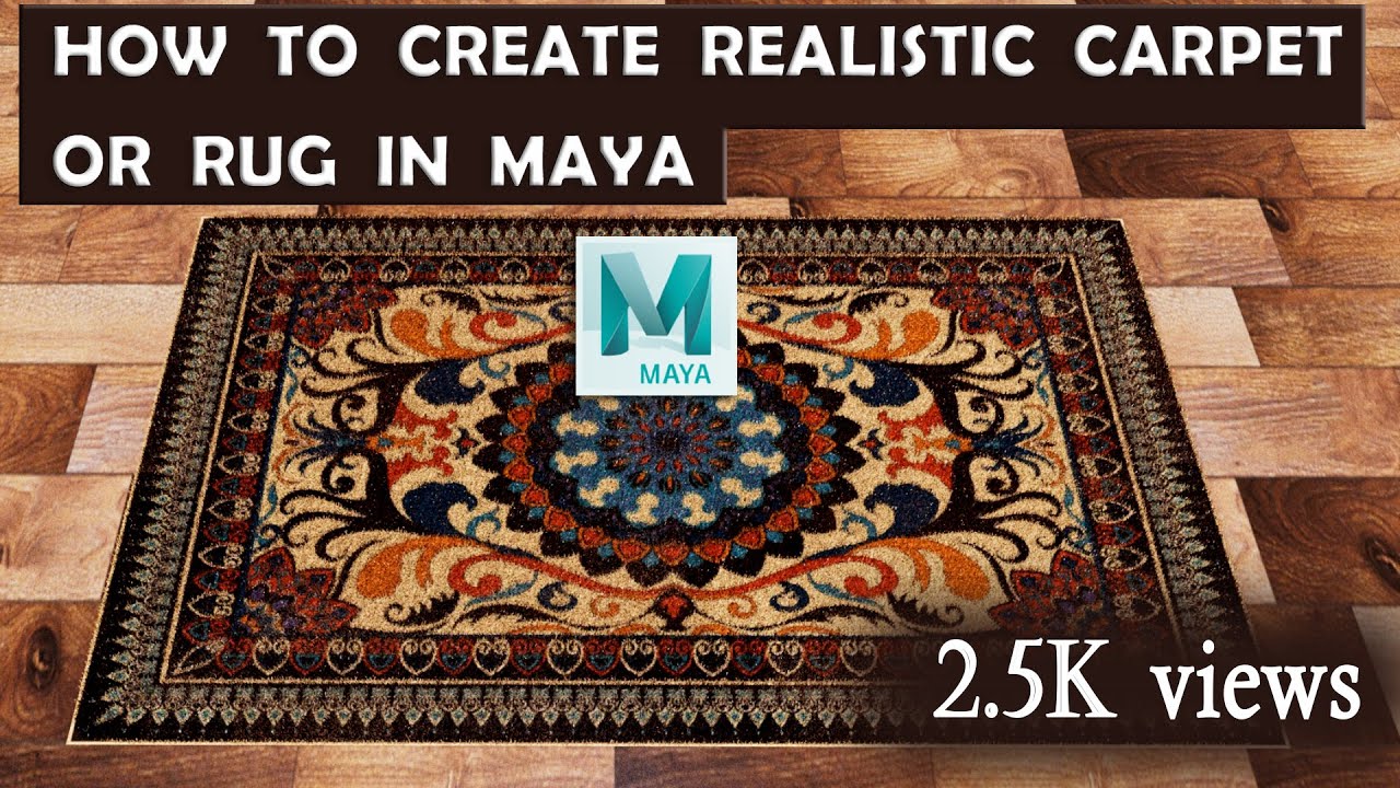 Create Realistic Carpet or  Rug in maya| Maya Xgen |Maya 2023