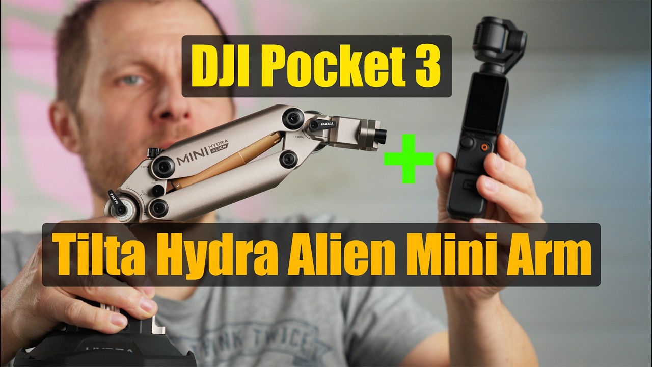 Это лучшая бюджетная установка для автомобильной камеры?: DJI Pocket 3 + Tilta Hydra Alien Mini Arm