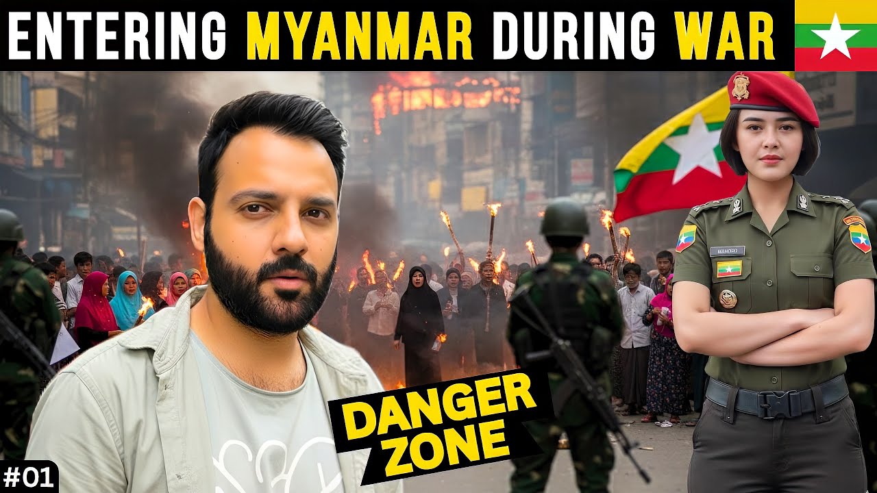 First day in Myanmar during war | Myanmar vlog | Myanmar visa for Indians 