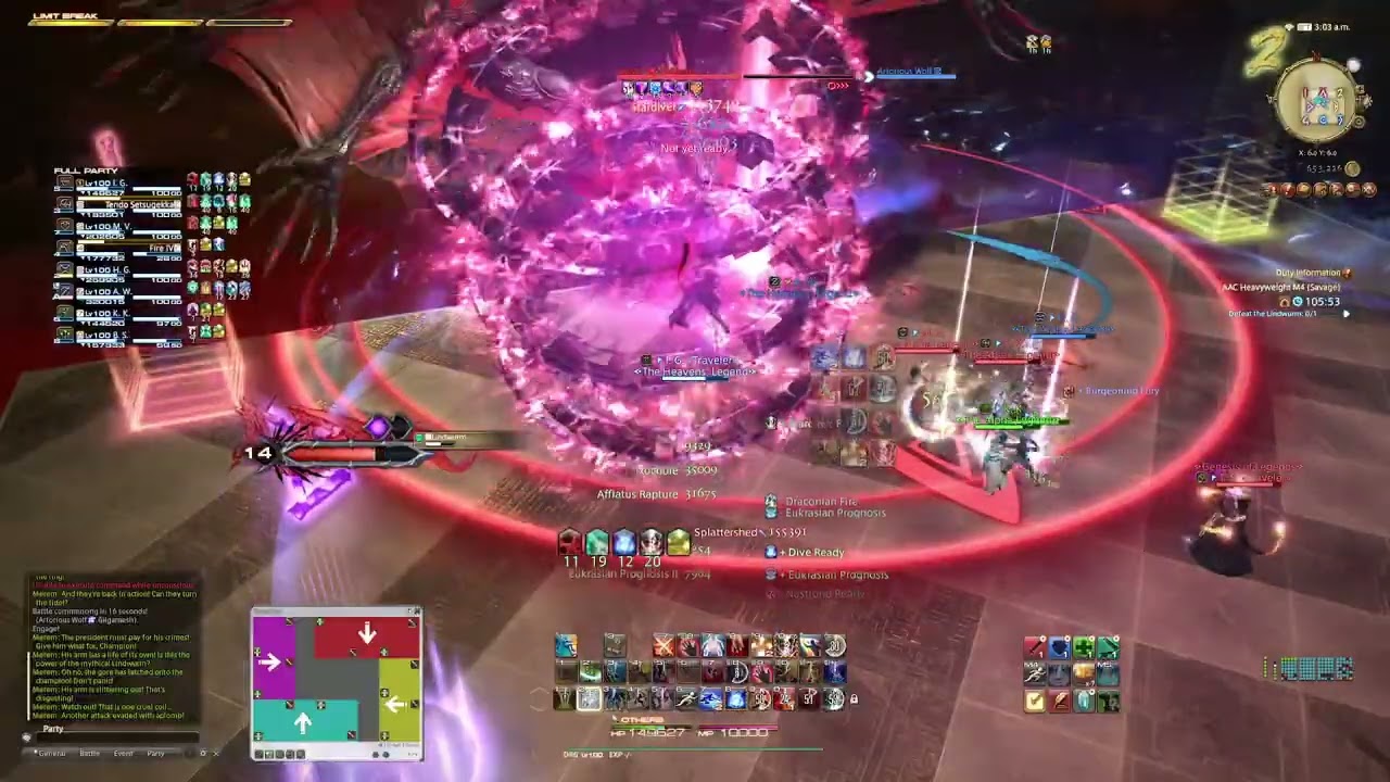 FFXIV - M12S Phase 1 Clear Dragoon POV