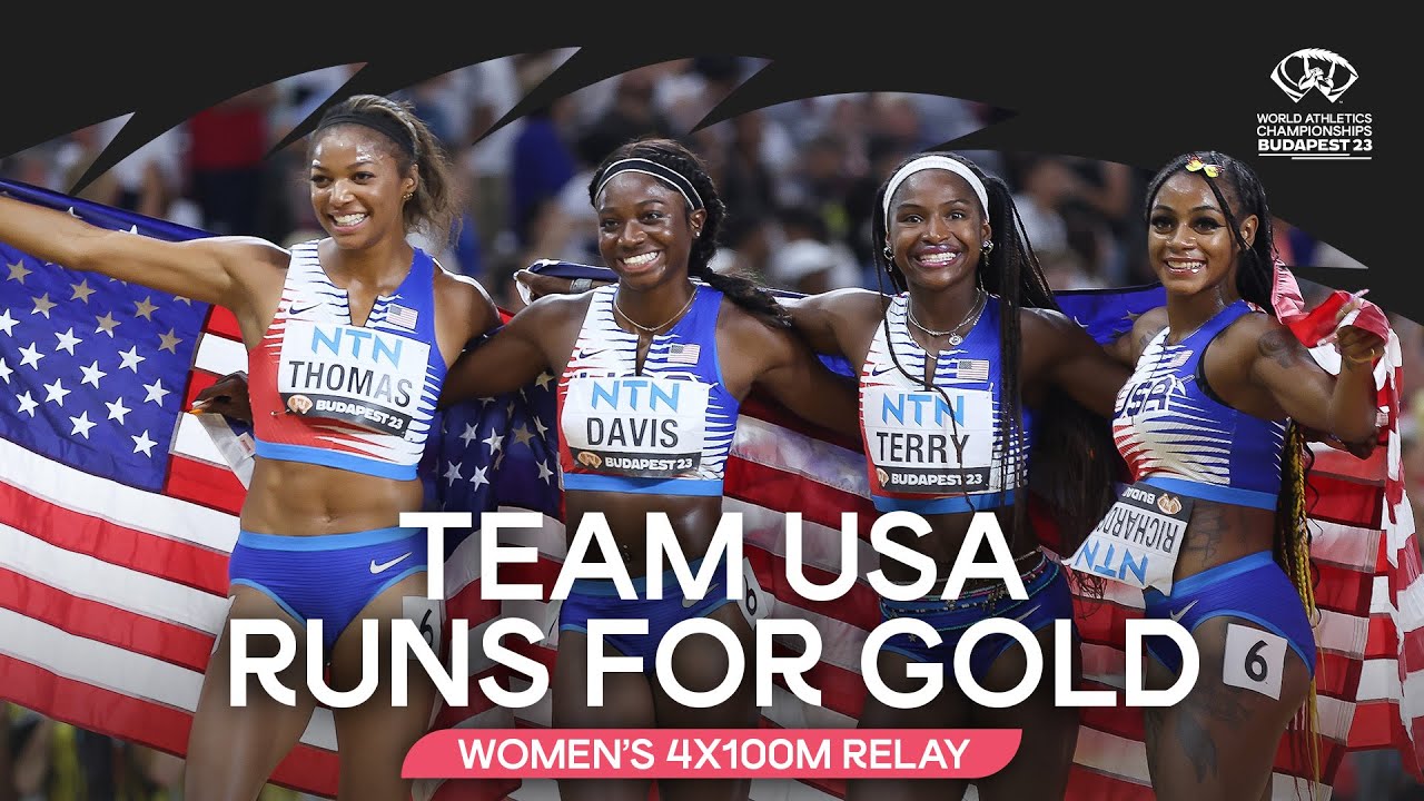 USA claims the 4x100m double 🔥 | World Athletics Championships Budapest 23