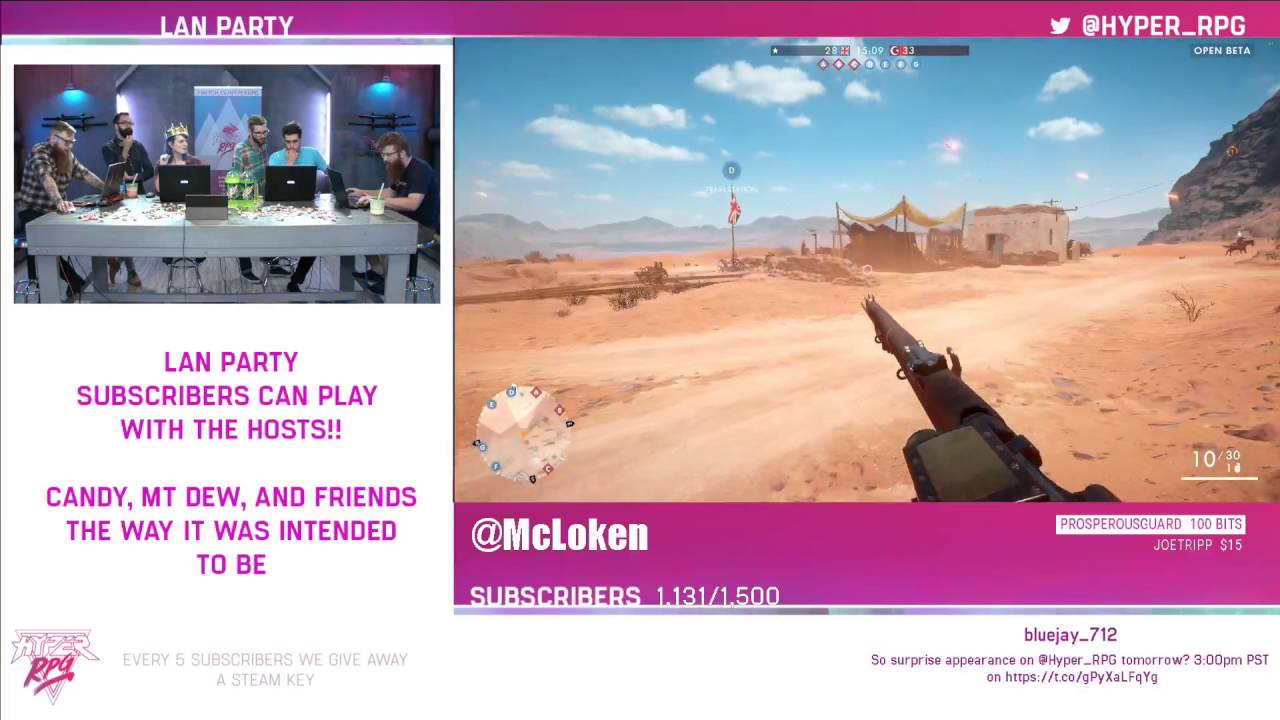 Battlefield 1 & Overwatch LAN Party! | TigerWriter, Bluejay, Greeely, McLoken, & DomesticDan!