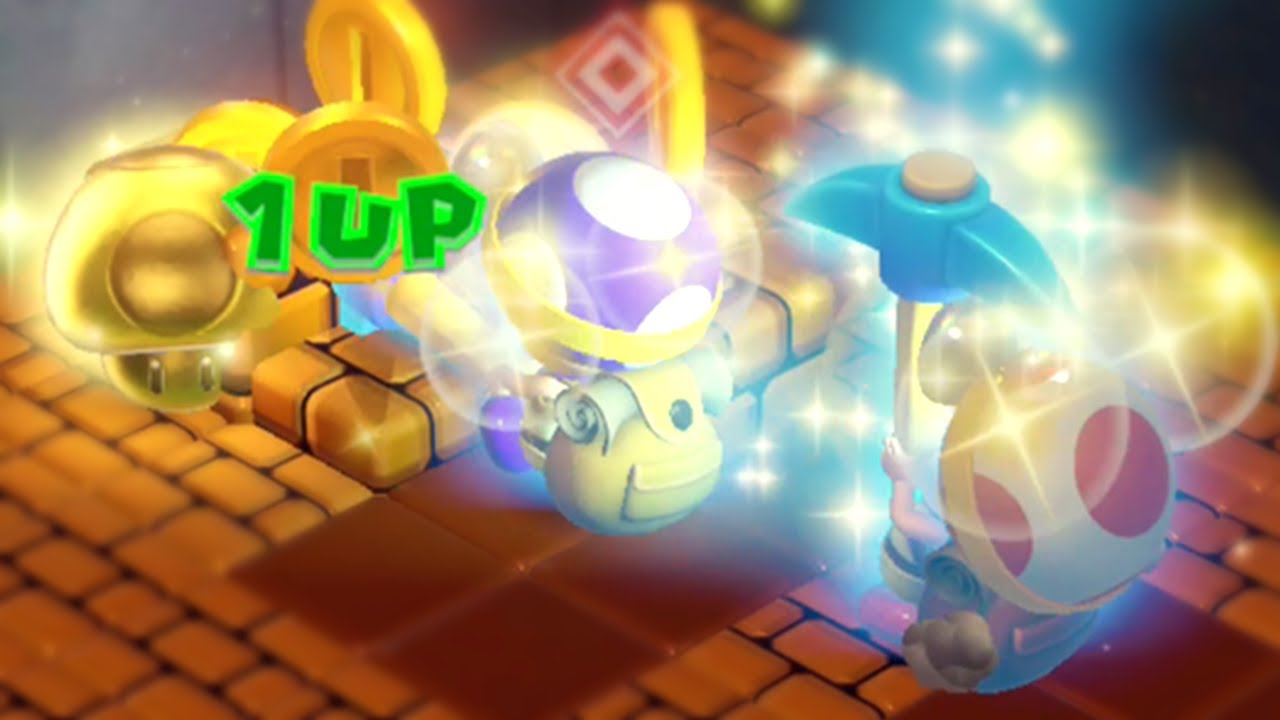 Captain Toad: Treasure Tracker - Even More Coins Galore: Super Pickaxe Walkthrough (Co-op)
