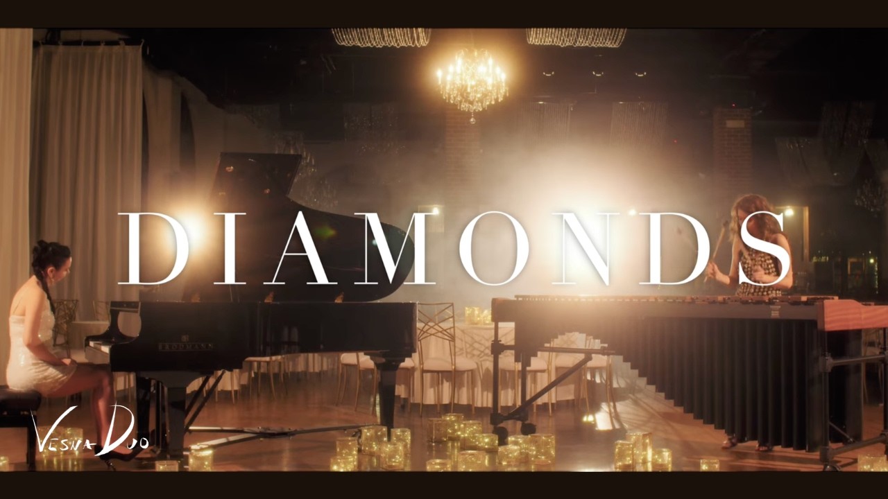 Vesna Duo – Diamonds (Piano & Percussion Cover)