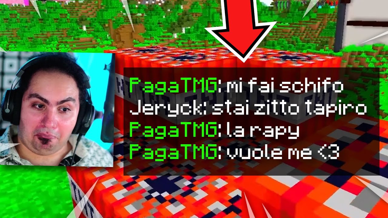 LYON FA LITIGARE PAGA E JERYCK IN LIVE SU MINECRAFT!!