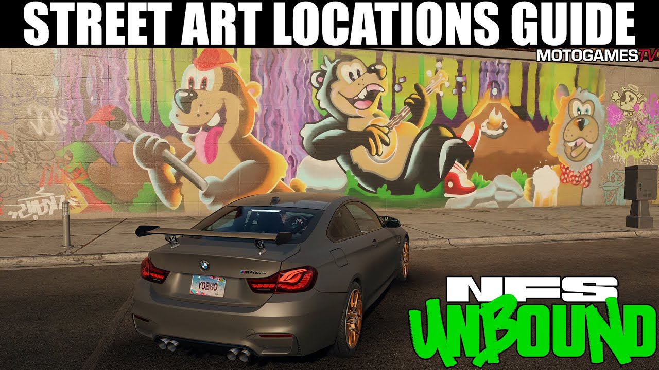 Need for Speed Unbound - All 80 Street Art Locations Guide