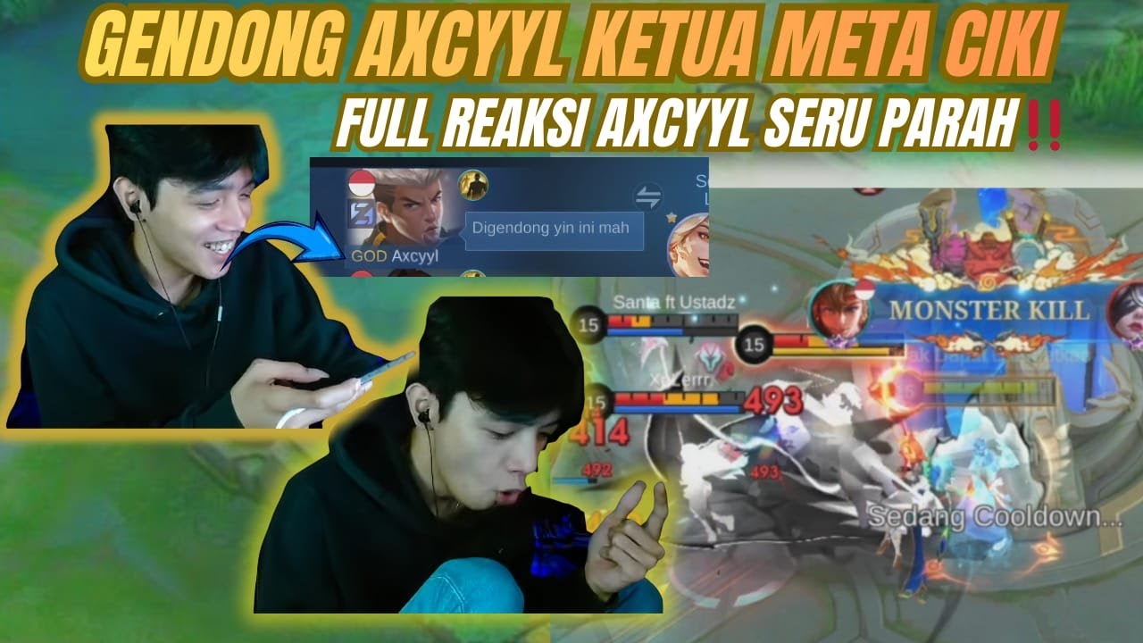 REAKSI BANG AXCYYL MABAR BARENG GLOBAL 1 YIN ‼️INI MAH AUTO WIN GUYS 🥶🥶