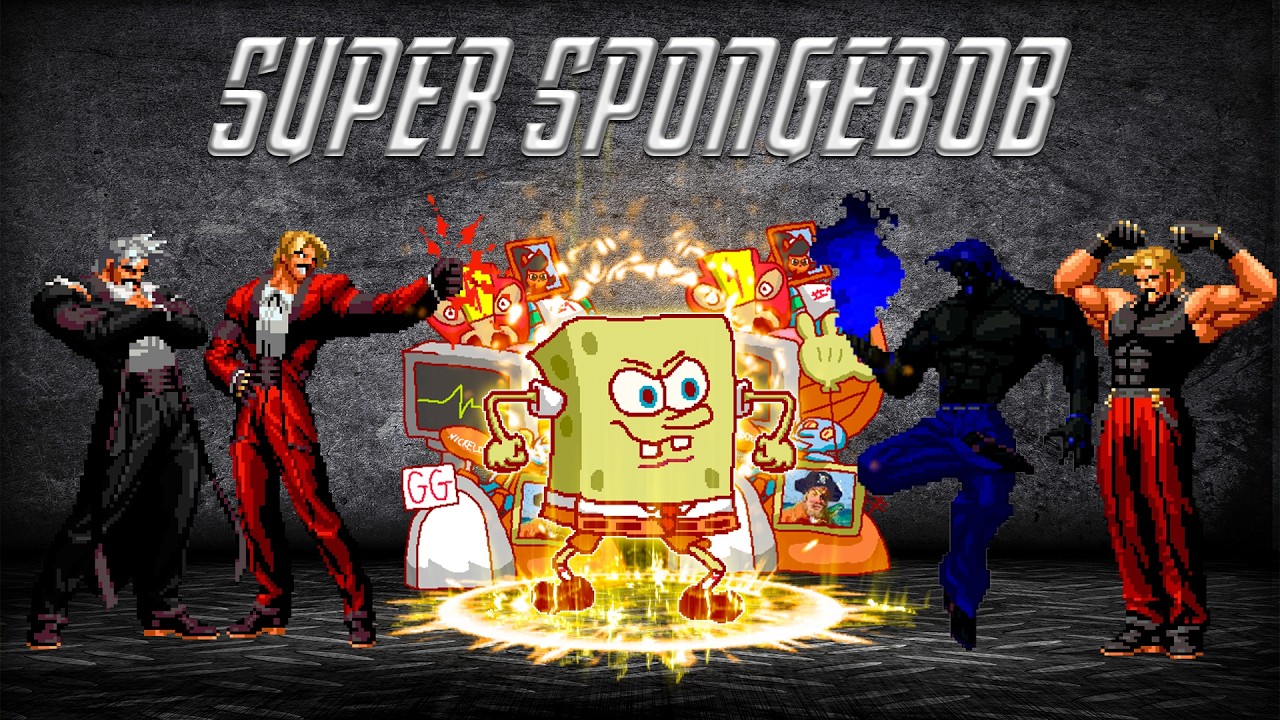 SUPER SPONGEBOB :NEW EDIT BY JAIRO DARCKNESS VS RUGAL TEAM