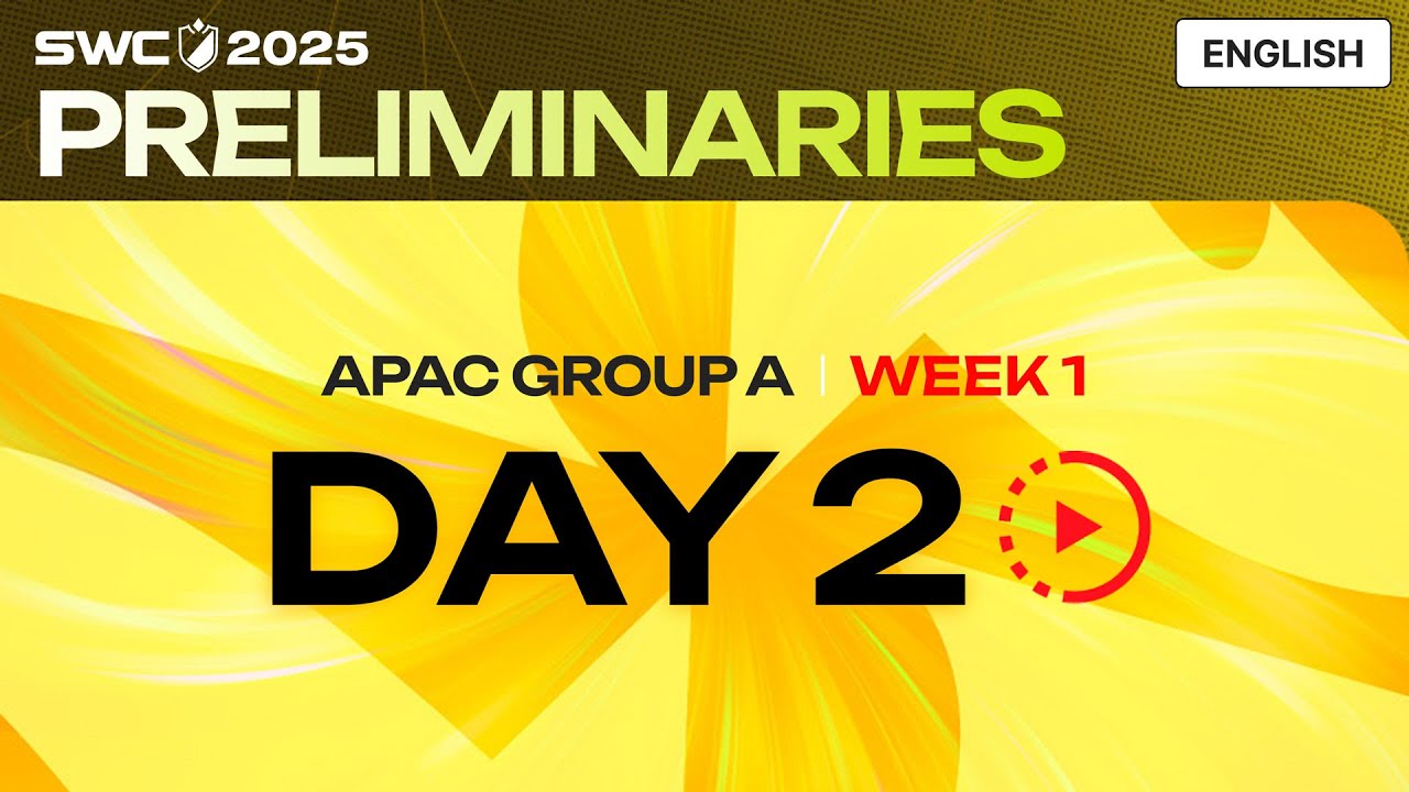 [ENGLISH] SWC2025 ASIA-PACIFIC Preliminaries Group A Day 2 | Summoners War