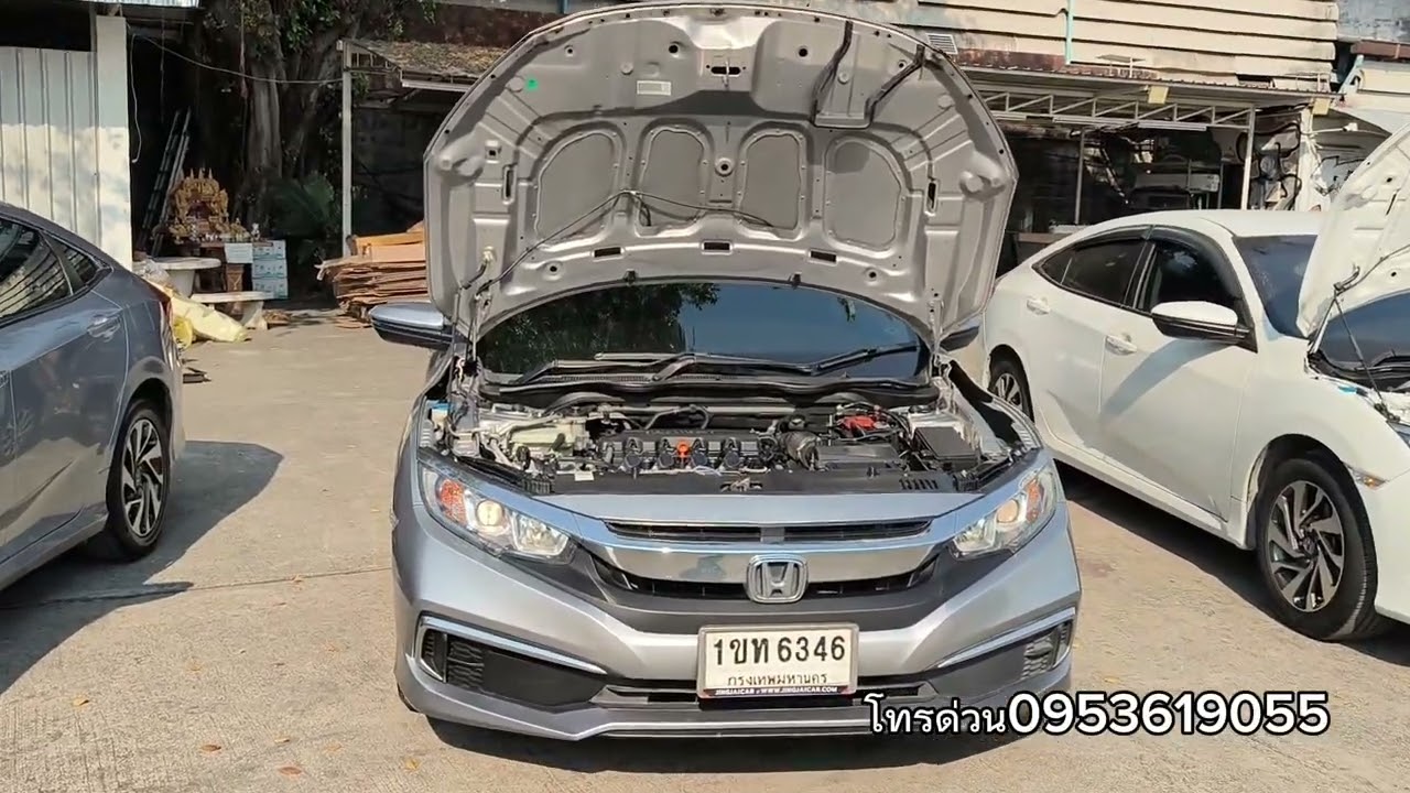 Honda Civic 1.8 e ปี 2020 เกียร์ออโต้ รถมือสองหมดสัญญาเช่า จริงใจ Used Car BizCar rental