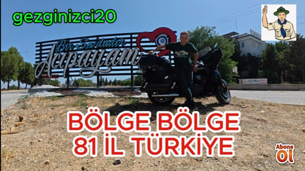 & ACIPAYAM KANYONU &  BÖLGE BÖLGE 81 İL TÜRKİYE ACIPAYAM BÖLÜM-3