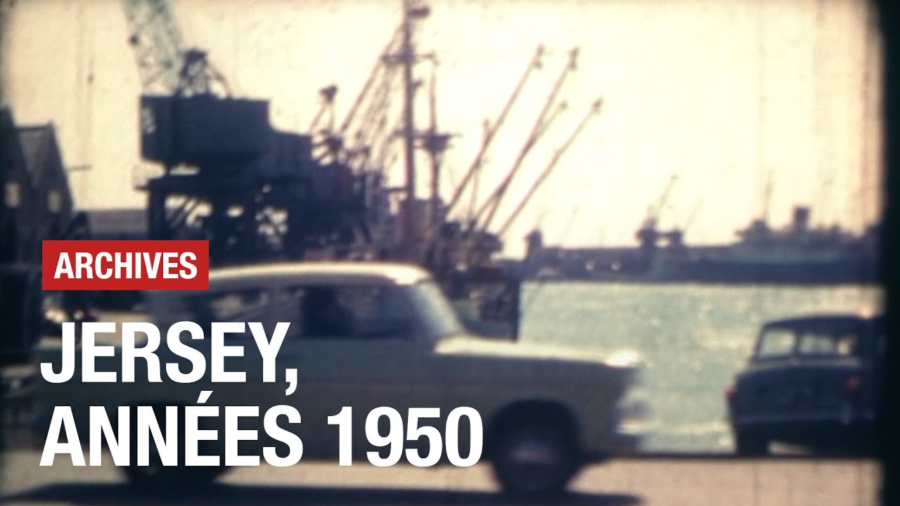 Jersey (Saint-Hélier), depuis Granville, dans les années 1960