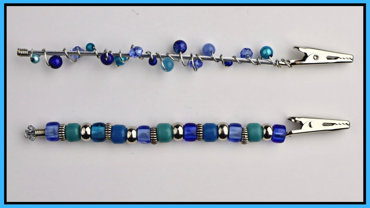 Bracelet Helper Alligator Clip with Metal Wire & Beads Tutorial